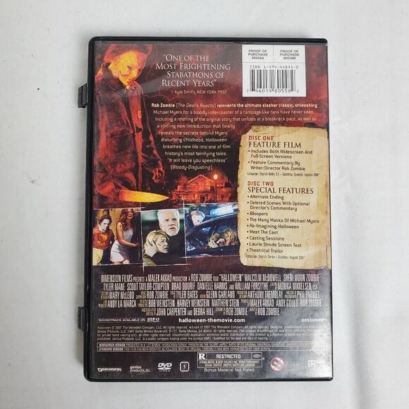 Halloween (DVD, 2-Disc Special Edition, 2007) Rob Zombie – Horror Reboot - Picture 4 of 4